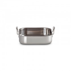 Travessa Assadora Quadrada 26cm - Triply Inox - Le Creuset LE CREUSET LC96106026000000