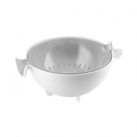 Conjunto Taça e Escorredor Cinza - Spin&Drain - Guzzini GUZZINI GZ29250033