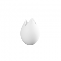 Vase Carve Mini 9cm - Piccolini White - Asa Selection ASA SELECTION ASA95001091