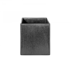 Macetero Negro Hierro 10cm - Quadro - Asa Selection