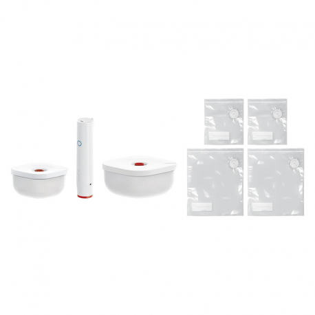 Set of 2 Vacuum Containers+Pump+Bags - Save-It - Guzzini GUZZINI GZ11850911