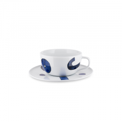 Juego 4 Tazas de Té con Platillo - Yunokiware Blanco - Alessi ALESSI ALESNF08/78S
