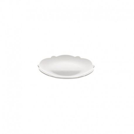 Conjunto de 4 Pratos de Sobremesa - Dressed Branco - Alessi ALESSI ALESMW01/5