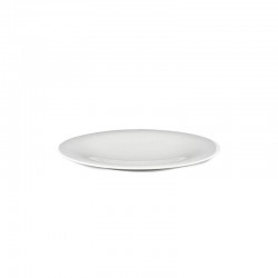 Set of 4 Dessert Plates ø21Cm - KU White - Alessi