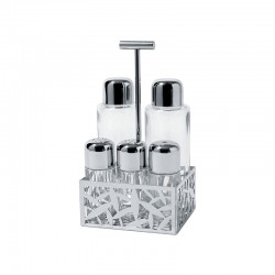 Conjunto Para Condimentos 5Pcs - Cactus Inox - Alessi ALESSI ALESMSA16