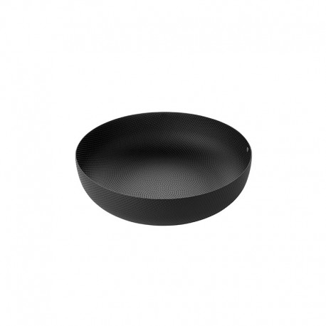 Round Basket ø29cm Black - Extra Ordinary Metal - Alessi ALESSI ALESJM17/29BT