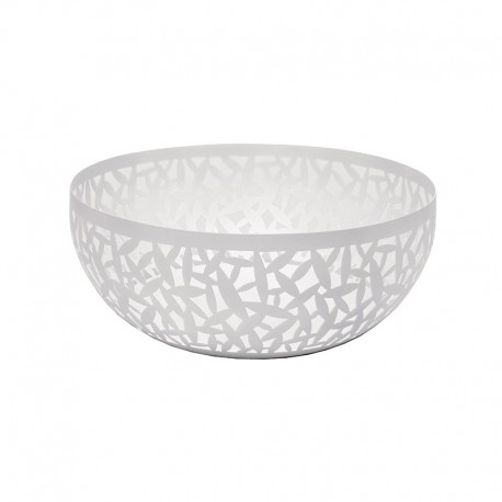 Open-Work Fruit Bowl Ø21Cm - Cactus! White - Alessi ALESSI ALESMSA04/21W