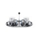 Tray 28,5cm - MG34 Steel And Black - Alessi ALESSI ALESMG34