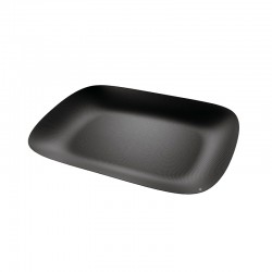 Bandeja Rectangular Negro - Moiré - Alessi ALESSI ALESMW70BT
