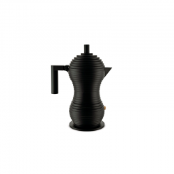 Cafetera para Café Exprés 70ml Negro - Pulcina - Alessi ALESSI ALESMDL02/1BB