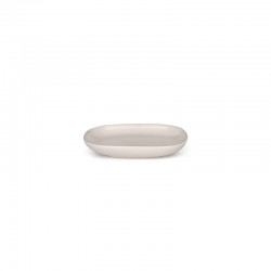 Set of 4 Saucers for Mocha Cups - Ovale Stoneware - Alessi ALESSI ALESREB01/77