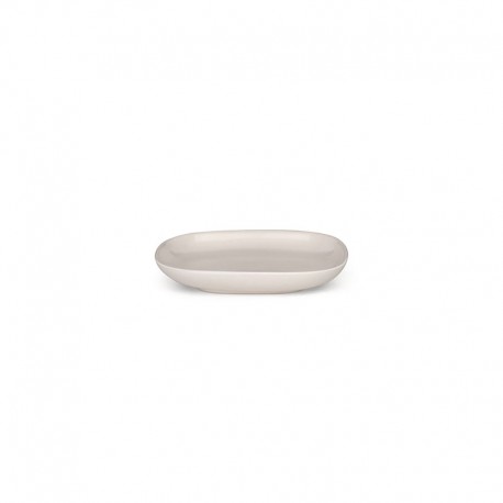 Set of 4 Saucers for Mocha Cups - Ovale Stoneware - Alessi ALESSI ALESREB01/77