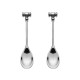 Conjunto de 2 Colheres com Martelo para Ovos - Dressed Inox - Alessi ALESSI ALESMW20S2