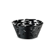 Round Basket Ø21cm Black - Barket - Alessi ALESSI ALESBM10/21B