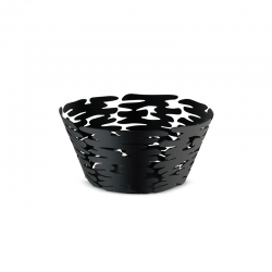 Round Basket Ø21cm Black - Barket - Alessi