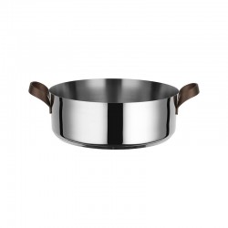 Tacho Baixo com Pegas 3,25lt - Edo Inox - Alessi