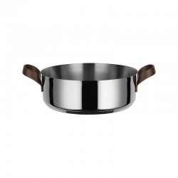 Low Casserole with Handles 5lt - Edo Steel - Alessi