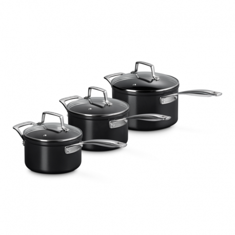 Set 3 Cazos Cerámica Antiadherente 16/18/20cm Negro - Le Creuset LE CREUSET LC51822000010098