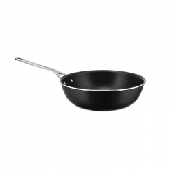 Deep Frying Pan 28cm Black - Pots&Pans - Alessi ALESSI ALESJM114/28B