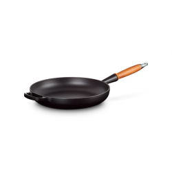 Frigideira Baixa Pega Madeira Preto Mate 28cm - Signature - Le Creuset LE CREUSET LC20258280000422