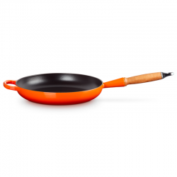 Frigideira Baixa Pega Madeira Vulcânico 28cm - Signature - Le Creuset LE CREUSET LC20258280900422