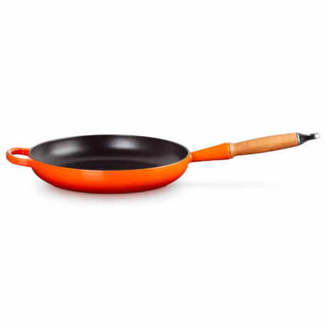 Low Frying Pan Wooden Handle Volcanic 28cm - Signature - Le Creuset LE CREUSET LC20258280900422