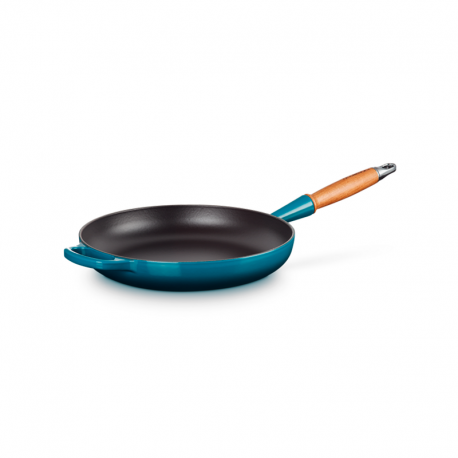 Low Frying Pan Wooden Handle Deep Teal 28cm - Signature - Le Creuset LE CREUSET LC20258286420422