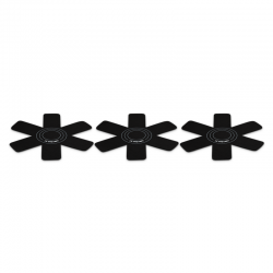 Set of 3 Pan Protectors Black - Le Creuset LE CREUSET LC45901401400002