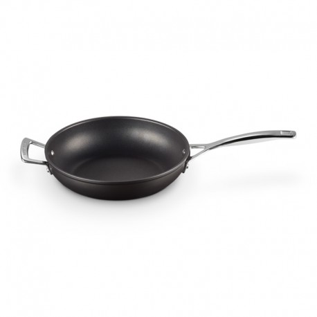 Deep Frying Pan with Additional Handle 28cm Black - Le Creuset LE CREUSET LC51101280010202