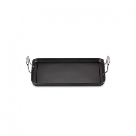 Grelha Retangular 35cm Antiaderente Preto - Le Creuset LE CREUSET LC52103350010101