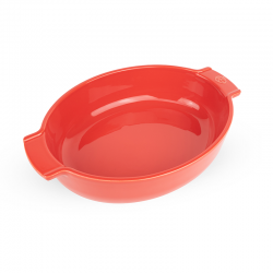 Ceramic Oval Baker 31cm Red - Appolia - Peugeot Saveurs