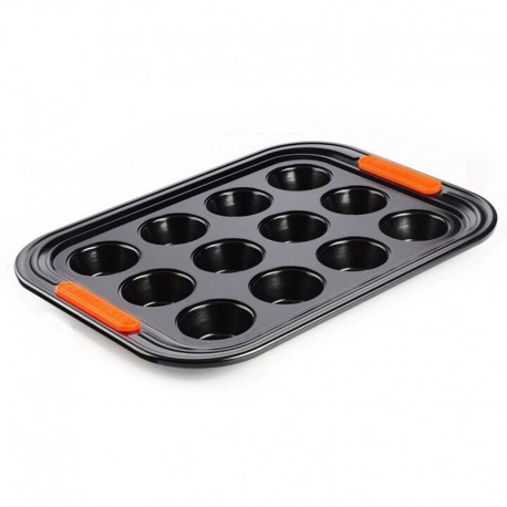 Molde para 12 Mini Cupcakes Preto - Le Creuset LE CREUSET LC94101300000000