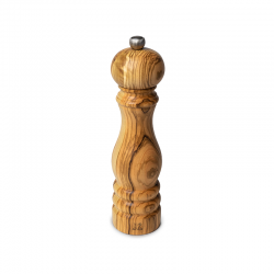 Manual Pepper Mill in Olive Wood 22cm - Paris - Peugeot Saveurs