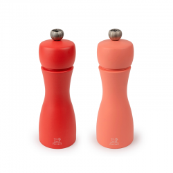 Salt and Pepper Mill Set 15cm Fire - Tahiti - Peugeot Saveurs