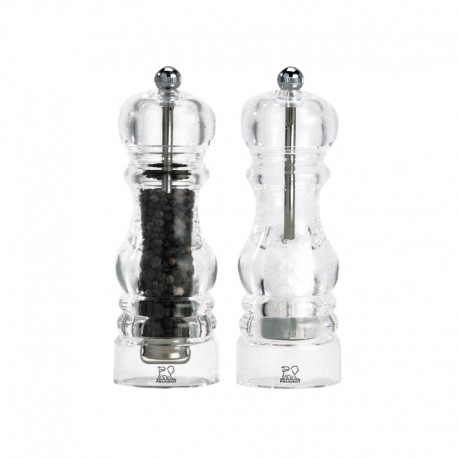 Conjunto de Molinillos Sal yPimienta 18cm - Duo Nancy Transparente - Peugeot Saveurs PEUGEOT SAVEURS PG2/900818