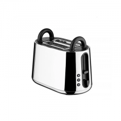 Tostador Acero Inoxidable - Toru Negro - Alessi