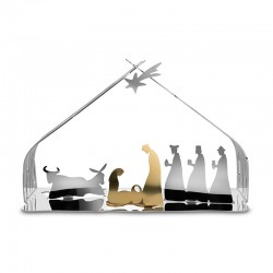 Crib - Bark Crib Steel And Gold - Alessi