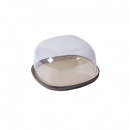 Tray with Dome 23,5cm Coffee - BioAmo - Omada OMADA OMB1018MA3