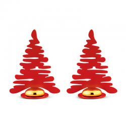 Conj. 2 Marcadores de Mesa Vermelho - BarkPlaceTree - Alessi ALESSI ALESBM16S2R