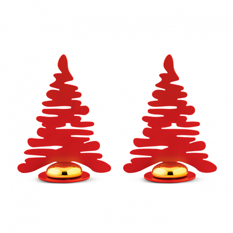 Conj. 2 Marcadores de Mesa Vermelho - BarkPlaceTree - Alessi ALESSI ALESBM16S2R