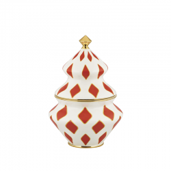Recipiente para Bombons em Porcelana Vermelho - Delight - Alessi
