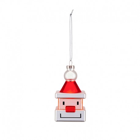 Christmas Ornament Santa Cube - Le Palle Quadrate - Alessi ALESSI ALESGJ021