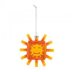 Ornamento de Natal Sol Cubo - Le Palle Quadrate - Alessi ALESSI ALESGJ027