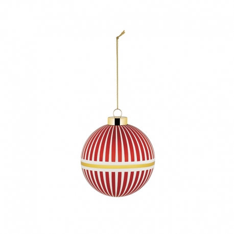 Bola de Natal Riscas Vermelho - Delight - Alessi ALESSI ALESNZ042
