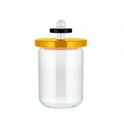 Kitchen Box 1L Yellow Yellow, Black And White - Alessi ALESSI ALESES16/1001