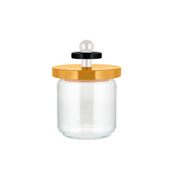 Kitchen Box 750ml Yellow Yellow, Black And White - Alessi ALESSI ALESES16/751