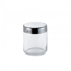 Recipiente Vidro Hermético 750ml - Veneer Prata - Alessi