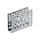Paper Napkin Holder - Cactus! Silver - Alessi ALESSI ALESMSA08