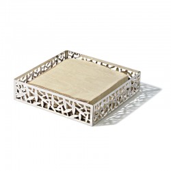 Paper Napkin Holder Square - Cactus! Silver - Alessi ALESSI ALESMSA10