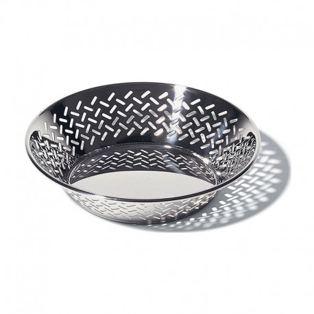 Cesta/Frutero Redondo Perfurado Ø25Cm Inox - Alessi ALESSI ALES5021/25